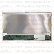 Матрица для ноутбука HP Pavilion G6-1378er (1366x768 HD) TN, 40pin, Матовая