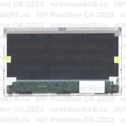 Матрица для ноутбука HP Pavilion G6-2232 (1366x768 HD) TN, 40pin, Матовая