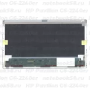 Матрица для ноутбука HP Pavilion G6-2240er (1366x768 HD) TN, 40pin, Матовая