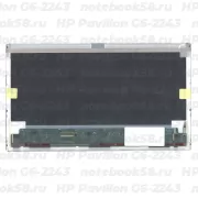 Матрица для ноутбука HP Pavilion G6-2243 (1366x768 HD) TN, 40pin, Матовая