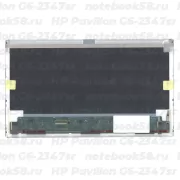 Матрица для ноутбука HP Pavilion G6-2347sr (1366x768 HD) TN, 40pin, Матовая