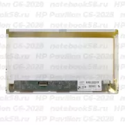 Матрица для ноутбука HP Pavilion G6-2028 (1366x768 HD) TN, 40pin, Глянцевая