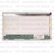 Матрица для ноутбука HP Pavilion G6-2243 (1366x768 HD) TN, 40pin, Матовая
