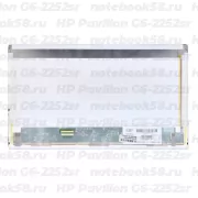 Матрица для ноутбука HP Pavilion G6-2252sr (1366x768 HD) TN, 40pin, Матовая