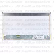 Матрица для ноутбука HP Pavilion G6-2360sr (1366x768 HD) TN, 40pin, Матовая
