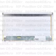 Матрица для ноутбука HP Pavilion G6-2102er (1366x768 HD) TN, 40pin, Матовая