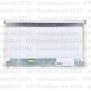 Матрица для ноутбука HP Pavilion G6-1374 (1366x768 HD) TN, 40pin, Матовая