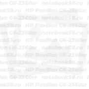 Матрица для ноутбука HP Pavilion G6-2360sr (1366x768 HD) TN, 40pin, Матовая