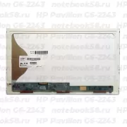 Матрица для ноутбука HP Pavilion G6-2243 (1366x768 HD) TN, 40pin, Матовая