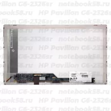 Матрица для ноутбука HP Pavilion G6-2326sr (1366x768 HD) TN, 40pin, Матовая
