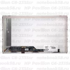 Матрица для ноутбука HP Pavilion G6-2335sr (1366x768 HD) TN, 40pin, Матовая