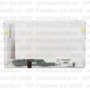 Матрица для ноутбука HP Pavilion G6-2028 (1366x768 HD) TN, 40pin, Матовая