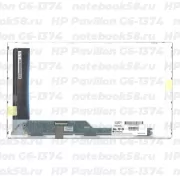 Матрица для ноутбука HP Pavilion G6-1374 (1366x768 HD) TN, 40pin, Матовая