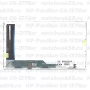Матрица для ноутбука HP Pavilion G6-1378sr (1366x768 HD) TN, 40pin, Матовая