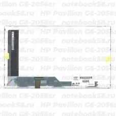 Матрица для ноутбука HP Pavilion G6-2056sr (1366x768 HD) TN, 40pin, Матовая