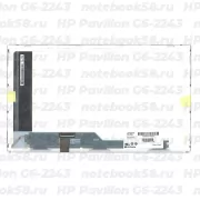 Матрица для ноутбука HP Pavilion G6-2243 (1366x768 HD) TN, 40pin, Матовая
