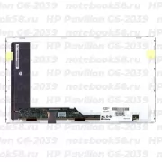 Матрица для ноутбука HP Pavilion G6-2039 (1366x768 HD) TN, 40pin, Матовая