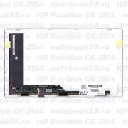 Матрица для ноутбука HP Pavilion G6-2104 (1366x768 HD) TN, 40pin, Матовая