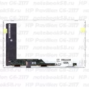 Матрица для ноутбука HP Pavilion G6-2117 (1366x768 HD) TN, 40pin, Матовая