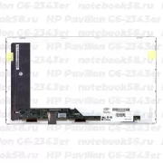 Матрица для ноутбука HP Pavilion G6-2343er (1366x768 HD) TN, 40pin, Матовая