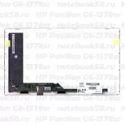 Матрица для ноутбука HP Pavilion G6-1378sr (1366x768 HD) TN, 40pin, Матовая