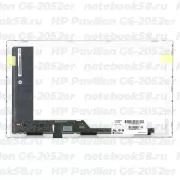 Матрица для ноутбука HP Pavilion G6-2052er (1366x768 HD) TN, 40pin, Глянцевая
