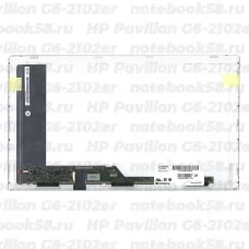 Матрица для ноутбука HP Pavilion G6-2102er (1366x768 HD) TN, 40pin, Глянцевая