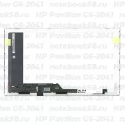 Матрица для ноутбука HP Pavilion G6-2041 (1366x768 HD) TN, 40pin, Матовая