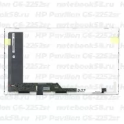 Матрица для ноутбука HP Pavilion G6-2252sr (1366x768 HD) TN, 40pin, Матовая