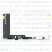 Матрица для ноутбука HP Pavilion G6-2345sr (1366x768 HD) TN, 40pin, Матовая