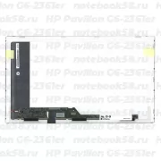Матрица для ноутбука HP Pavilion G6-2361er (1366x768 HD) TN, 40pin, Матовая