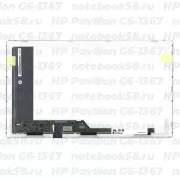 Матрица для ноутбука HP Pavilion G6-1367 (1366x768 HD) TN, 40pin, Матовая