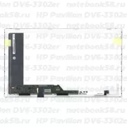 Матрица для ноутбука HP Pavilion DV6-3302er (1366x768 HD) TN, 40pin, Матовая