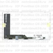 Матрица для ноутбука HP Pavilion G6-2039 (1366x768 HD) TN, 40pin, Глянцевая