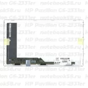 Матрица для ноутбука HP Pavilion G6-2331er (1366x768 HD) TN, 40pin, Глянцевая