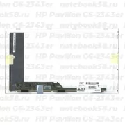 Матрица для ноутбука HP Pavilion G6-2343er (1366x768 HD) TN, 40pin, Глянцевая