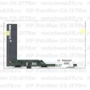 Матрица для ноутбука HP Pavilion G6-1378sr (1366x768 HD) TN, 40pin, Глянцевая