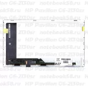 Матрица для ноутбука HP Pavilion G6-2130sr (1366x768 HD) TN, 40pin, Матовая