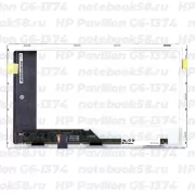 Матрица для ноутбука HP Pavilion G6-1374 (1366x768 HD) TN, 40pin, Матовая