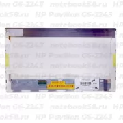 Матрица для ноутбука HP Pavilion G6-2243 (1366x768 HD) TN, 40pin, Глянцевая