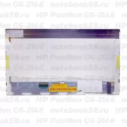 Матрица для ноутбука HP Pavilion G6-2146 (1366x768 HD) TN, 40pin, Глянцевая