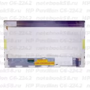 Матрица для ноутбука HP Pavilion G6-2242 (1366x768 HD) TN, 40pin, Глянцевая
