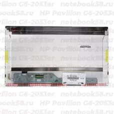 Матрица для ноутбука HP Pavilion G6-2053er (1366x768 HD) TN, 40pin, Матовая