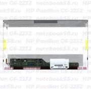 Матрица для ноутбука HP Pavilion G6-2232 (1366x768 HD) TN, 40pin, Глянцевая