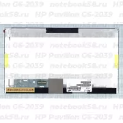 Матрица для ноутбука HP Pavilion G6-2039 (1366x768 HD) TN, 40pin, Матовая