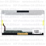 Матрица для ноутбука HP Pavilion G6-2394er (1366x768 HD) TN, 40pin, Глянцевая