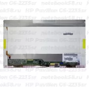 Матрица для ноутбука HP Pavilion G6-2235sr (1366x768 HD) TN, 40pin, Глянцевая