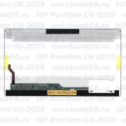Матрица для ноутбука HP Pavilion G6-2039 (1366x768 HD) TN, 40pin, Глянцевая