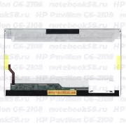 Матрица для ноутбука HP Pavilion G6-2108 (1366x768 HD) TN, 40pin, Глянцевая