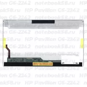 Матрица для ноутбука HP Pavilion G6-2242 (1366x768 HD) TN, 40pin, Глянцевая